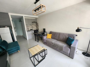 studio meuble climatise centre ville vue mer